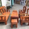 Minh Quốc Triện Gỗ Hương Đá tay 12 – 6 món ( Gỗ Hương Đá )