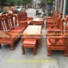 Bàn ghế minh quốc đào tay 12 gỗ hương đá hàng vip, anh Đức ở Nam Định