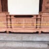 Kệ tivi gỗ hương đá mẫu cột nho