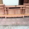 Kệ tivi cột nho đục tứ quý