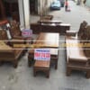 Bộ âu á hộp gỗ mun đuôi công