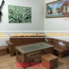 Bàn ghế sofa góc gỗ sồi