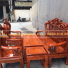 Bộ bàn ghế minh quốc rồng nghê đỉnh tay 10 – 6 món DG-0091