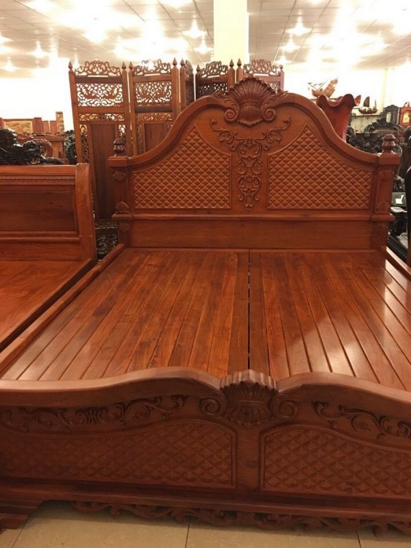 Các mẫu giường gỗ tự nhiên cực kỳ đẹp