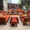 Bộ bàn ghế hoàng gia mẫu V5 gỗ gõ đỏ
