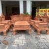 Bàn ghế hoàng gia đại chân 16 hàng vip gỗ hương đá a Kiên, Hà Nam