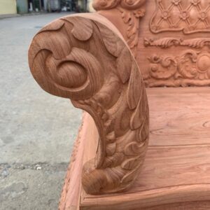 Bàn ghế hoàng gia đại chân 14 gỗ hương đá hàng vip hàng mộc