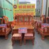  Bàn Ghế quốc đào tay 12 gỗ hương đá hàng tiêu dùng